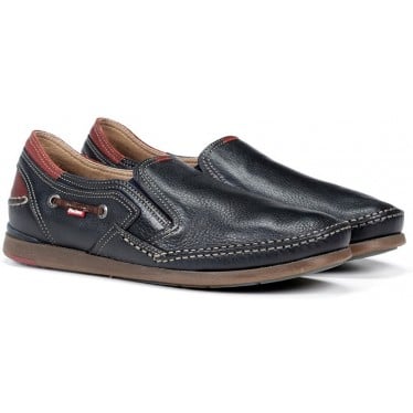 FLUCHOS 9883 TORNADO MARINER MOCASIN HOMBRE MARINO_TERRACOTA