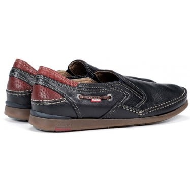 FLUCHOS 9883 TORNADO MARINER MOCASIN HOMBRE MARINO_TERRACOTA