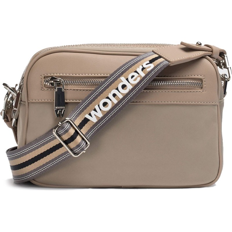 BOLSO WONDERS WB47159 TAUPE