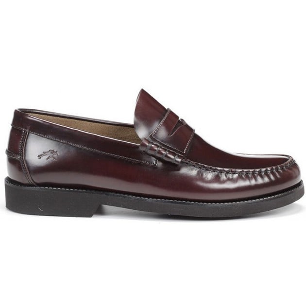 FLUCHOS F0047 STAMFORD MOCASIN HOMBRE BURDEOS