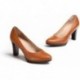 ZAPATOS DE SALÓN WONDERS MACY M-1973 CUERO