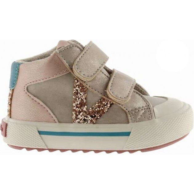 BOTIN VICTORIA TIRAS METALIZADO 1065187 NUDE BOTIN VICTORIA TIRAS METALIZADO 1065187 NUDE