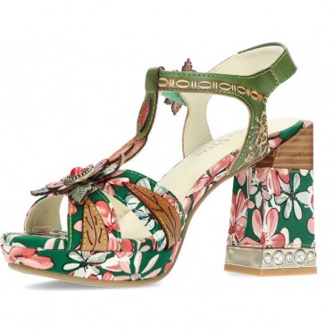 ZAPATOS CON TACÓN LAURA VITA NAYAO FLORAL_VERDE