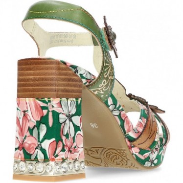 ZAPATOS CON TACÓN LAURA VITA NAYAO FLORAL_VERDE