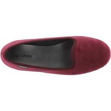 BAILARINA VICTORIA ODA TERCIOPELO 1049114 SLIPPERS BURDEOS