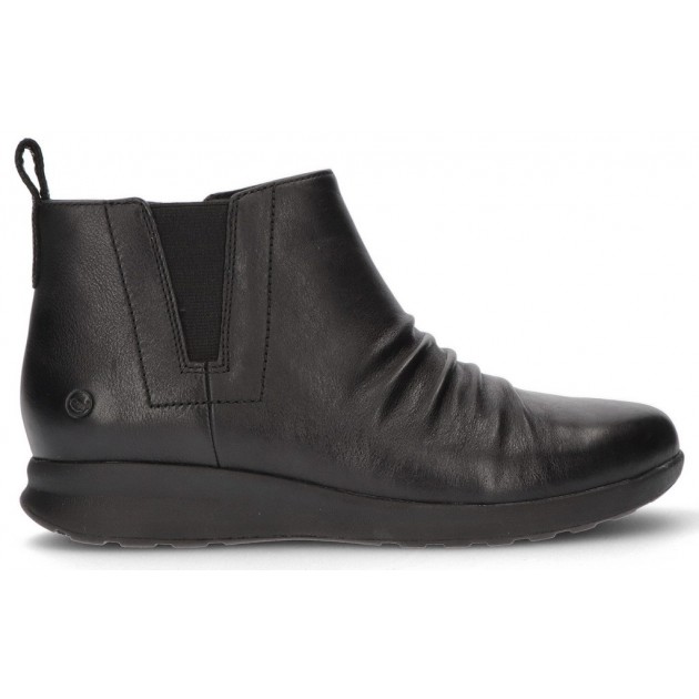 BOTINES CLARKS UN ADORN MID BLACK BOTINES CLARKS UN ADORN MID BLACK