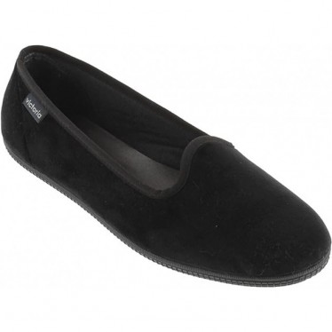 BAILARINA VICTORIA ODA TERCIOPELO 1049114 SLIPPERS NEGRO