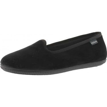 BAILARINA VICTORIA ODA TERCIOPELO 1049114 SLIPPERS NEGRO