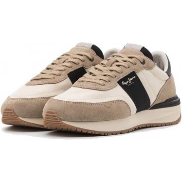 DEPORTIVA PEPE JEANS BUSTER TAPE PMS60006 BEIGE