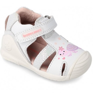 SANDALIA DE PIEL BIOMECANICS 222109 BLANCO