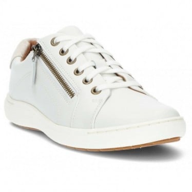 ZAPATILLAS CLARKS NALLE LACE WHITE