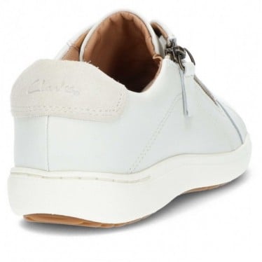 ZAPATILLAS CLARKS NALLE LACE WHITE