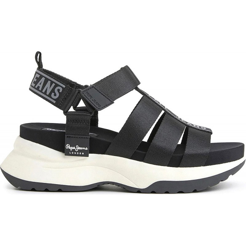 SANDALIAS PEPE JEANS TREK VENUS POINT PLS90570 BLACK