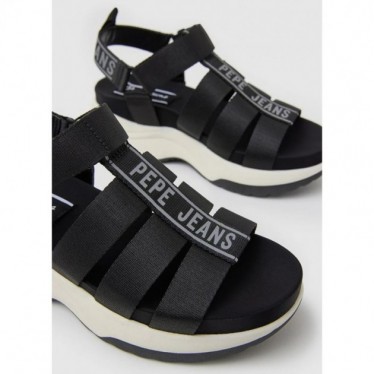 SANDALIAS PEPE JEANS TREK VENUS POINT PLS90570 BLACK