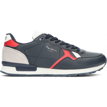 DEPORTIVA PEPE JEANS BRIT BASIC PMS30982 NAVY