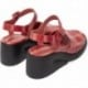 SANDALIA CAMPER KAAH K201213 ROJO