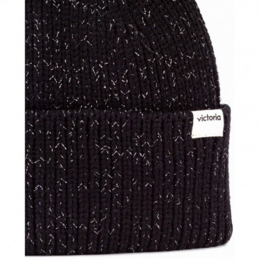 GORRO VICTORIA DETALLE LUREX 9123008 NEGRO