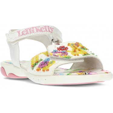 SANDALIA LELLY KELLY LK55521 GIRAFA Y ELEFANTE WHITE