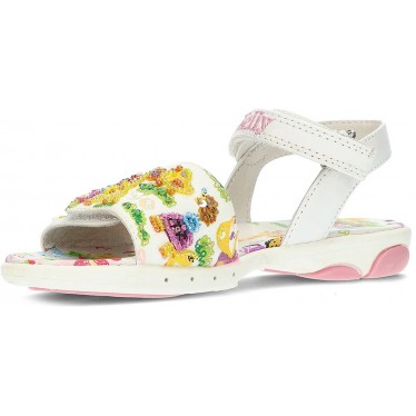 SANDALIA LELLY KELLY LK55521 GIRAFA Y ELEFANTE WHITE