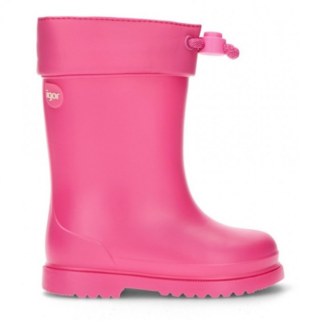 BOTAS DE AGUA NIÑA IGOR CHUFO FUCSIA