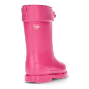 BOTAS DE AGUA NIÑA IGOR CHUFO FUCSIA