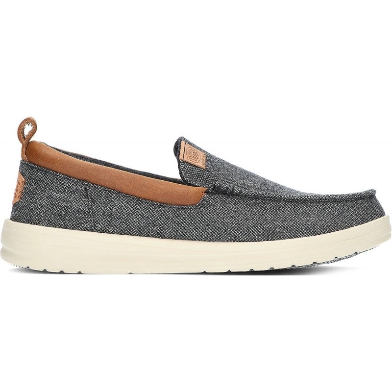 MOCASINES DUDE WALLY GRIP MOC WOOL CHARCOAL