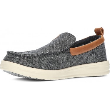 MOCASINES DUDE WALLY GRIP MOC WOOL CHARCOAL