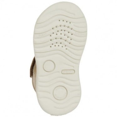 SANDALIAS GEOX MACCHIA PRIMEROS PASOS B254WB BEIGE_GOLD