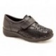 ZAPATOS CALZAMEDI ELASTICO DIABETICO CASUAL VELCRO COMODO NEGRO