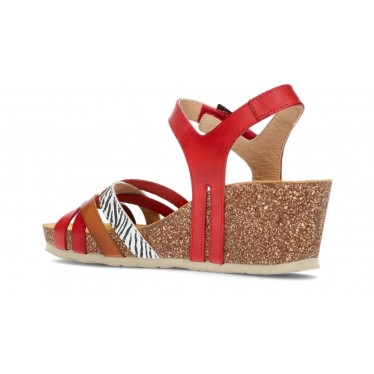 SANDALIA FLUCHOS PALMA D8551 TEXAS ROJO