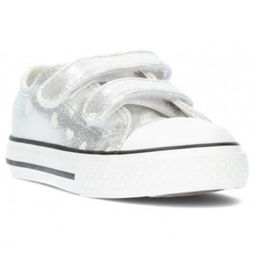 ZAPATILLAS CONGUITOS BRILLO 14155 PLATA