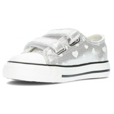 ZAPATILLAS CONGUITOS BRILLO 14155 PLATA