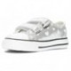 ZAPATILLAS CONGUITOS BRILLO 14155 PLATA