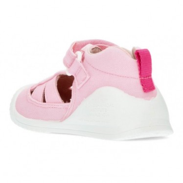 SANDALIAS BIOMECANICS LONA BEBÉ BELISA PINK