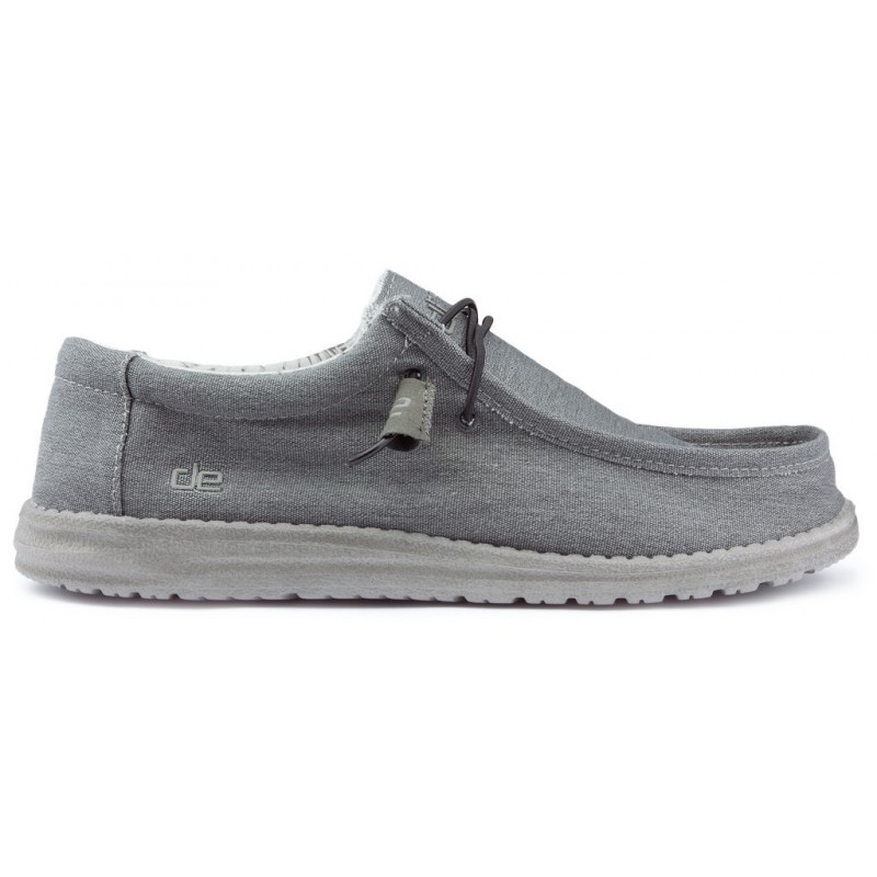 ZAPATOS DUDE WALLY STRETCH M GRAY
