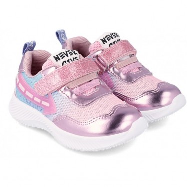 SNEAKER CON LUZ GARVALIN 231805 VEGAN ROSA