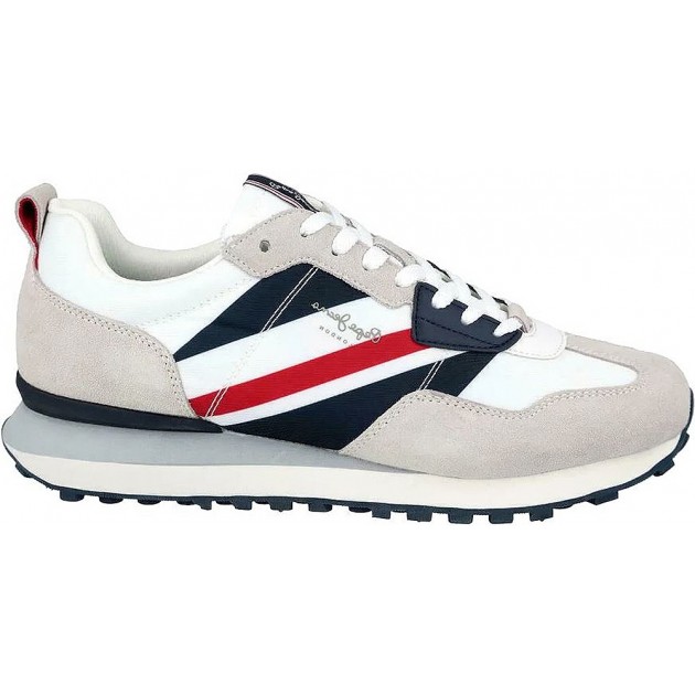 ZAPATILLAS PEPE JEANS FOSTER MAN PRINT PMS30944 WHITE ZAPATILLAS PEPE JEANS FOSTER MAN PRINT PMS30944 WHITE