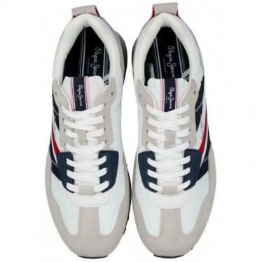 ZAPATILLAS PEPE JEANS FOSTER MAN PRINT PMS30944 WHITE