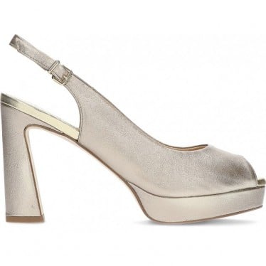 SANDALIAS CON TACÓN DE PEDRO MIRALLES 13316 DORADO