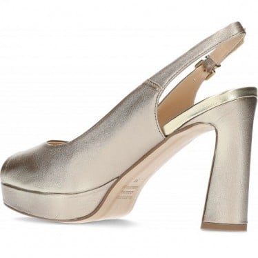 SANDALIAS CON TACÓN DE PEDRO MIRALLES 13316 DORADO