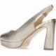 SANDALIAS CON TACÓN DE PEDRO MIRALLES 13316 DORADO