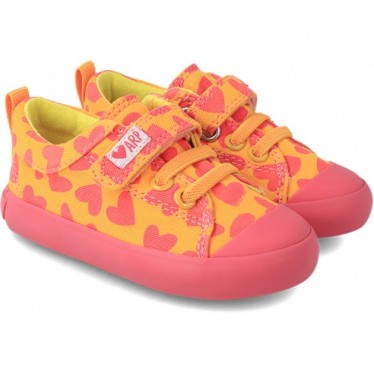 DEPORTIVA AGATHA RUIZ DE LA PRADA LONA CORAZONES 232927 NARANJA_ROSA_CORAZONES