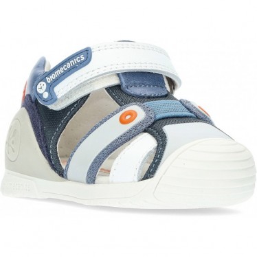 SANDALIAS BIOMECANICS BEBÉ REJILLA 222132 AZUL_BLANCO