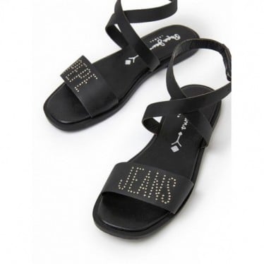 SANDALIAS PEPE JEANS IRMA LOG W PLS90581 BLACK