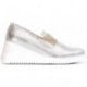 MOCASINES WONDERS BONE G-6605 PLATA