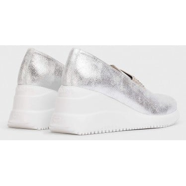 MOCASINES WONDERS BONE G-6605 PLATA