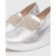 MOCASINES WONDERS BONE G-6605 PLATA