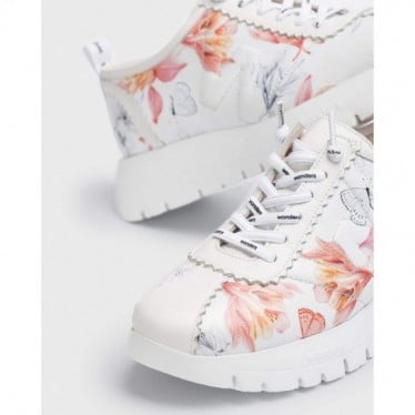 ZAPATILLAS WONDERS START FLORAL A-2424 FLORAL_WHITE