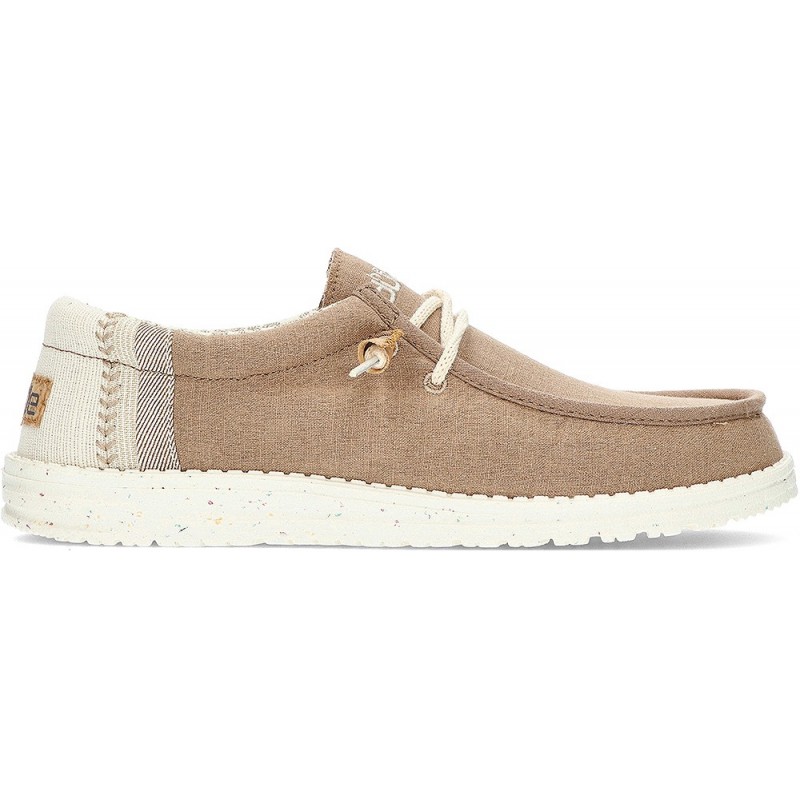 ZAPATOS DUDE WALLY LINEN NATURAL