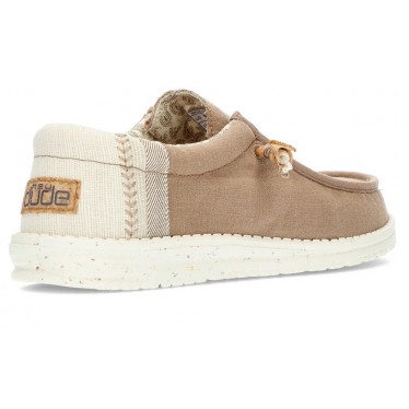 ZAPATOS DUDE WALLY LINEN NATURAL